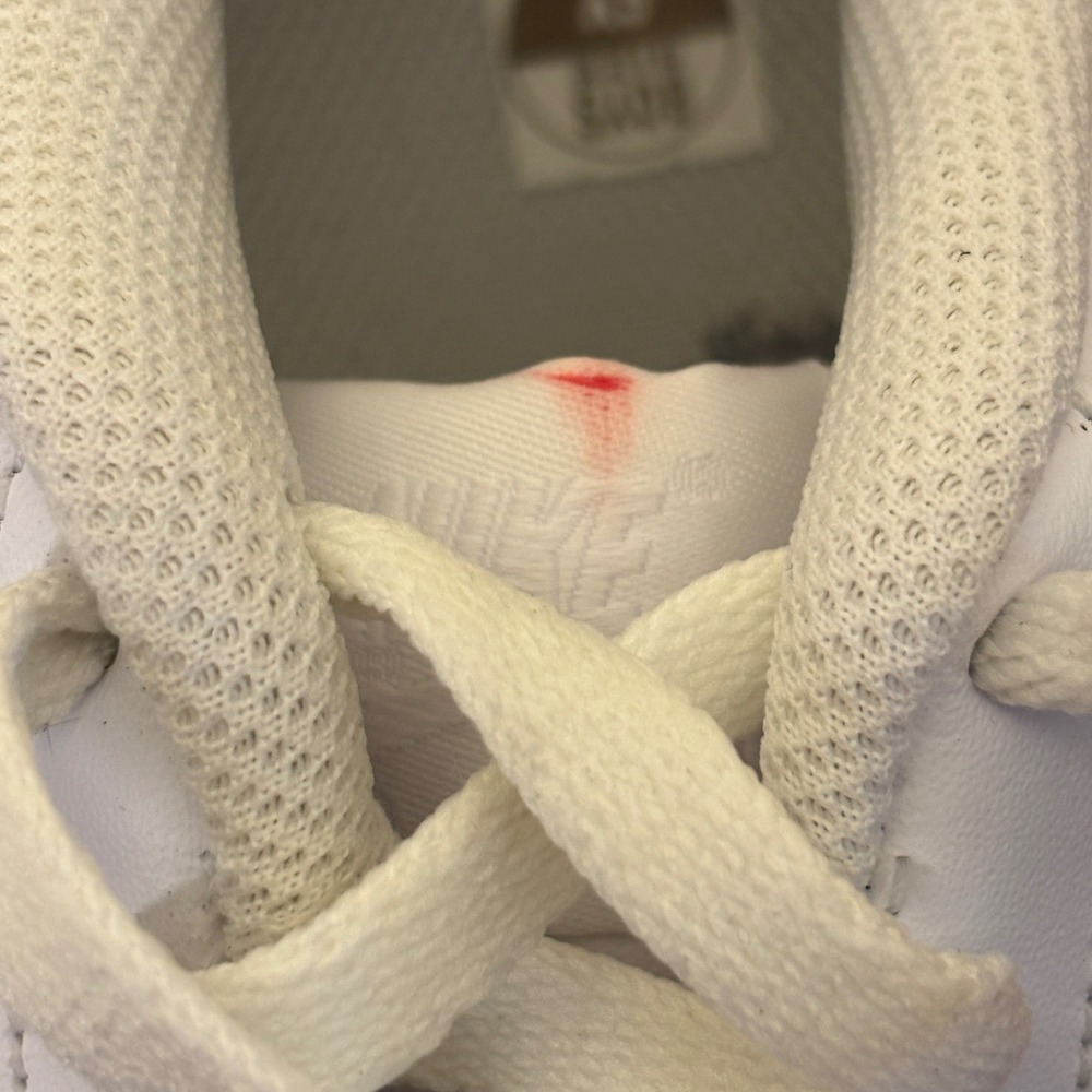 Nike Air Force 1 LE Sneaker All White Kids Size 6Y Low Top Casual Sporty - Picture 8 of 12